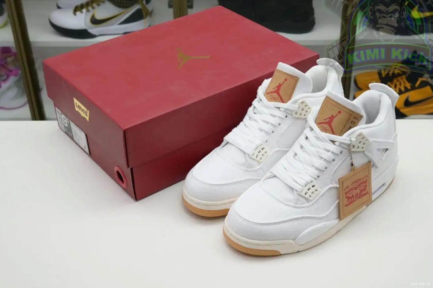4 Air tag) white levis (levis Jordan Kimikick Jordan 0327